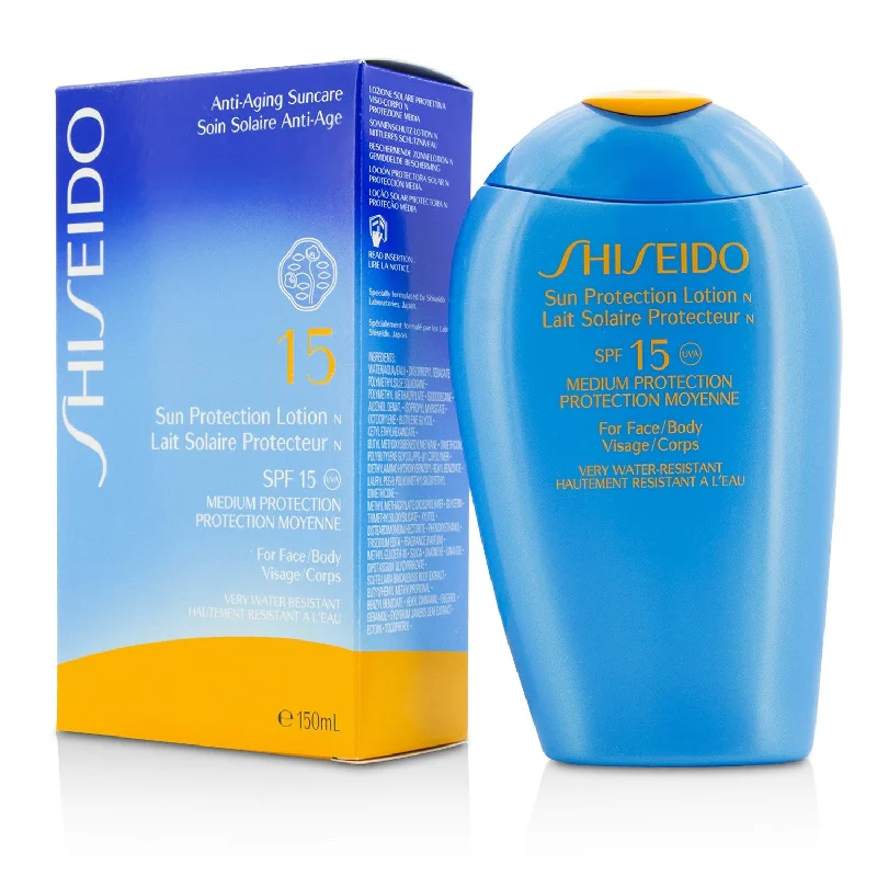 Shiseido Sun Protection Lotion N SPF 15 (For Face & Body)  150ml/5oz