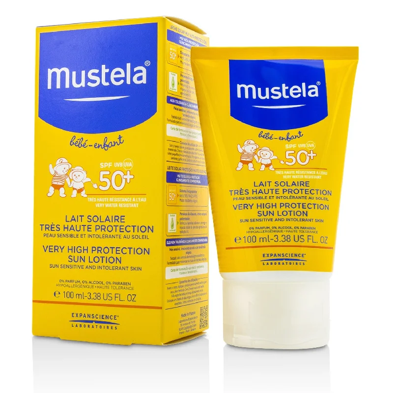 Mustela Very High Protection Sun Lotion SPF50+ - Sun Sensitive & Intolerant Skin  100ml/3.3oz