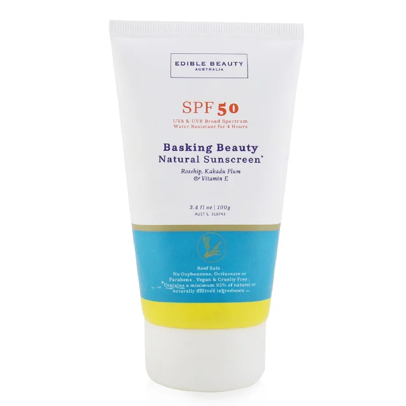 Edible Beauty Basking Beauty Natural Sunscreen SPF 50  100g/3.4oz