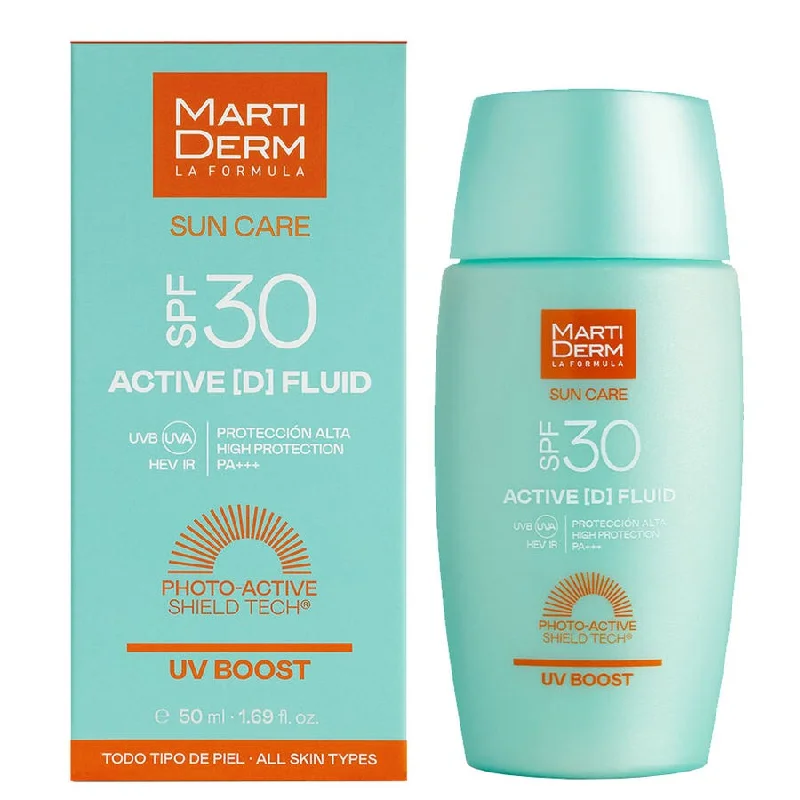 Active (D) Face Fluid SPF30 50ml Sun Care All Skin Types Martiderm