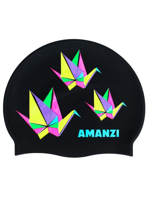 AMANZI Kiss My Splash Silicone Swim Cap