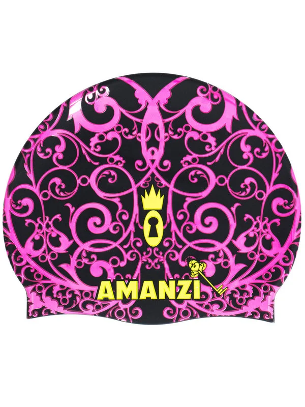 AMANZI Lock & Key Silicone Swim Cap