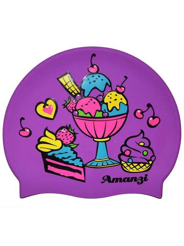 Amanzi Sweet Treats Silicone Swim Cap