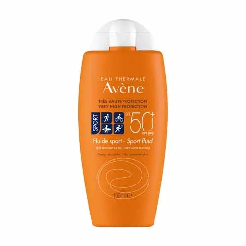 Avène Solar Fluide Solaire Sport Spf50+ Solaire Peaux Sensibles Avene 100ml (3,38fl oz)