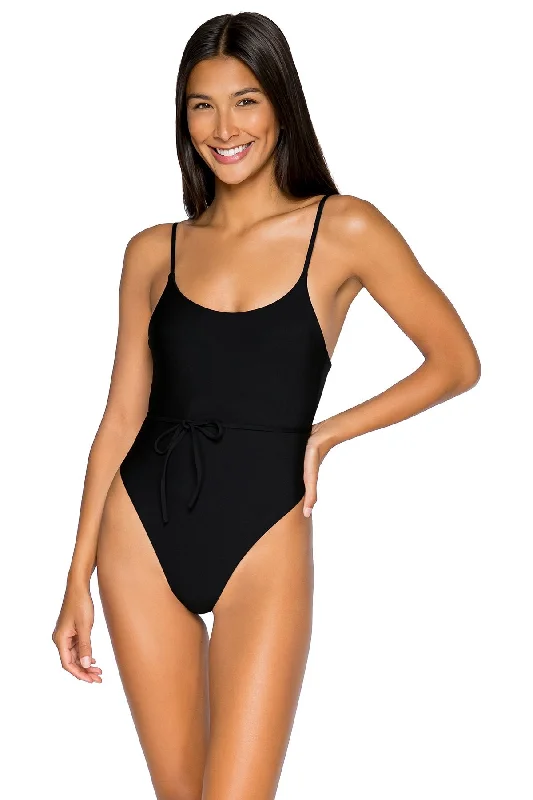 Floral triangle bikini top-B Swim Black Out Ballet One Piece