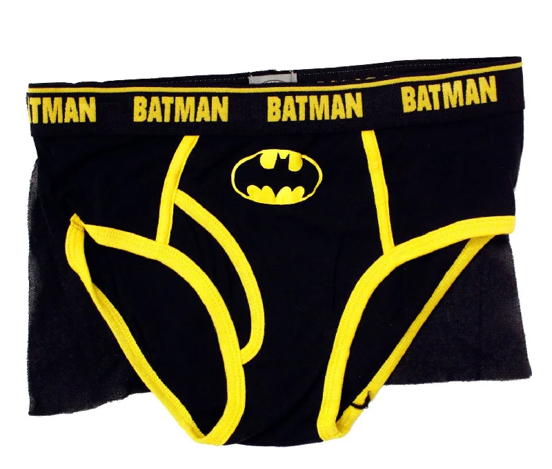 Batman Adult Mens Underwear, Dark Night Caped Brief for Men -Clearance