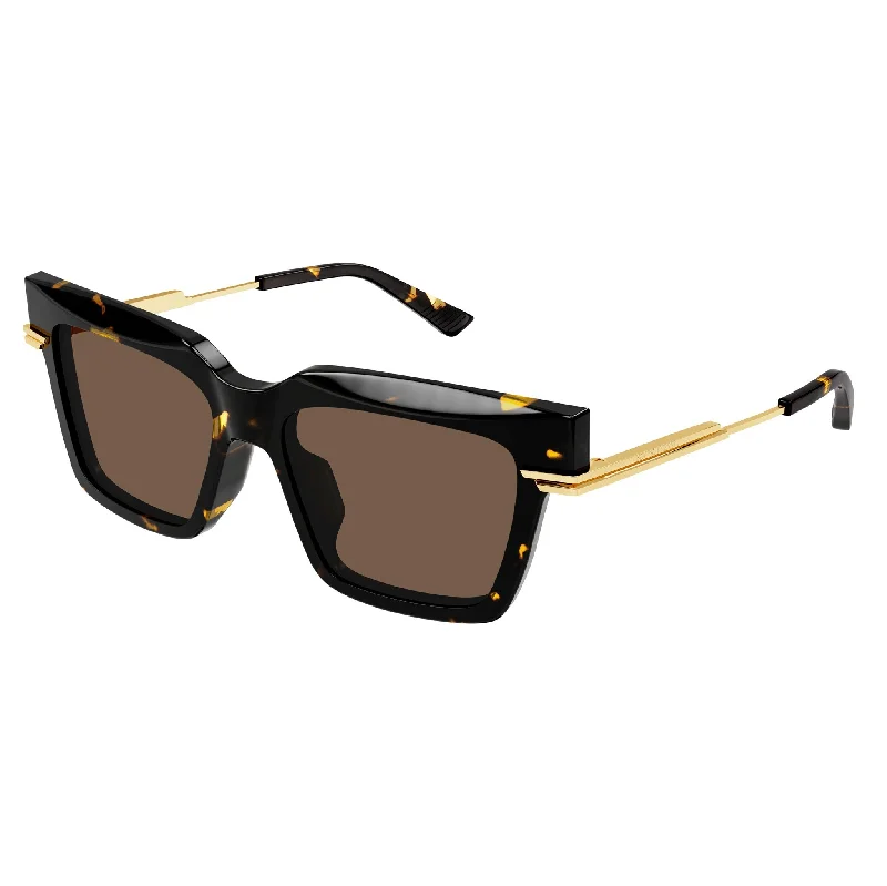 UV-protective sporty sunglasses-Bottega Veneta BV 1242 002 Havana