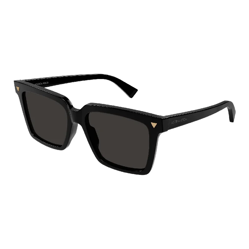 Polarized aviator sunglasses-Bottega Veneta BV 1254 001 Black