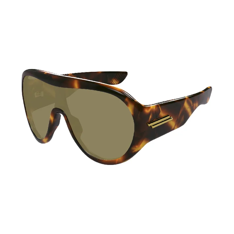 UV-protective sporty sunglasses-Bottega Veneta BV 1345 002 Havana