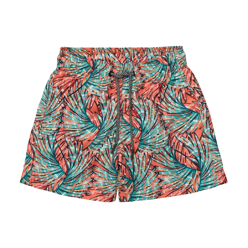 BOY'S SWIM SHORTS LEAVES