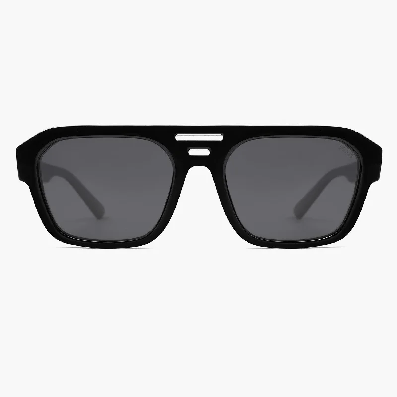 Black Frame Grey Lens