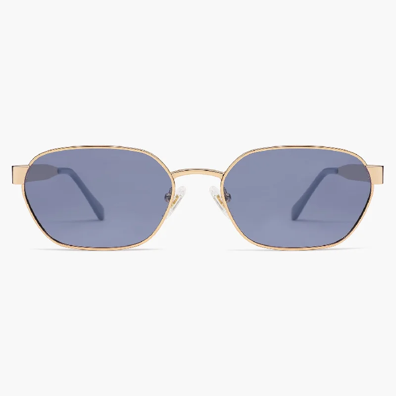 Gold Frame Purple Blue Lens