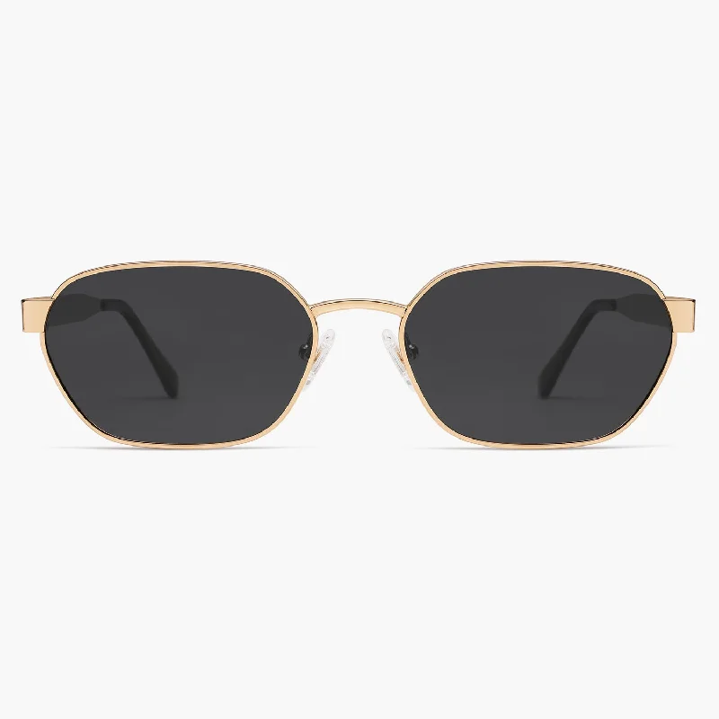 Gold Frame Grey Lens