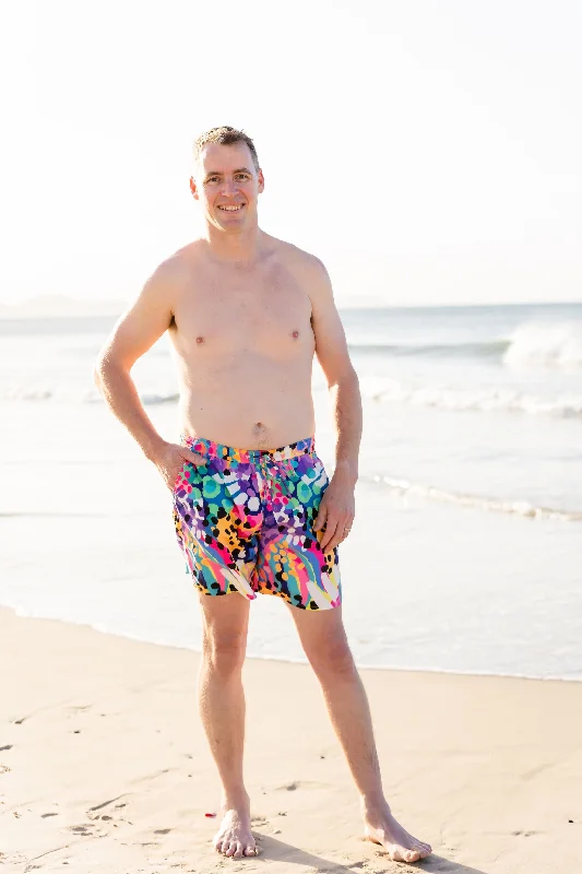 Mens Coogie Board Shorts in Kasey Swim by Kasey Rainbow