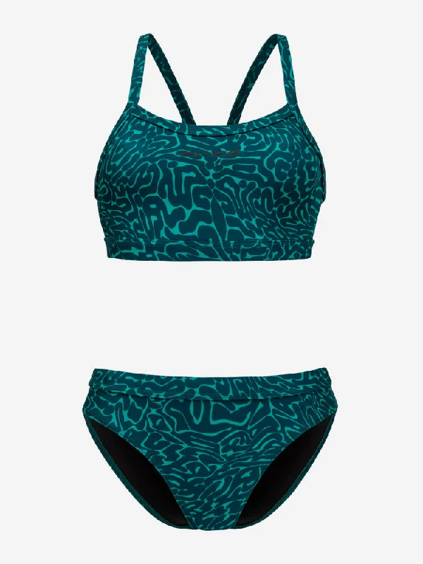 Orca Core Bikini Women Swimsuit - Blue/ Aqua Pattern