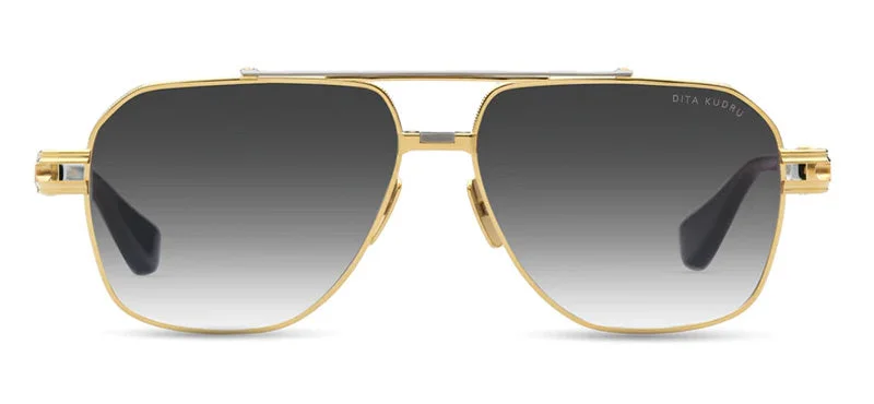 Classic black wayfarers-Dita Kudru DTS436 A 01 Yellow Gold  Antique Silver