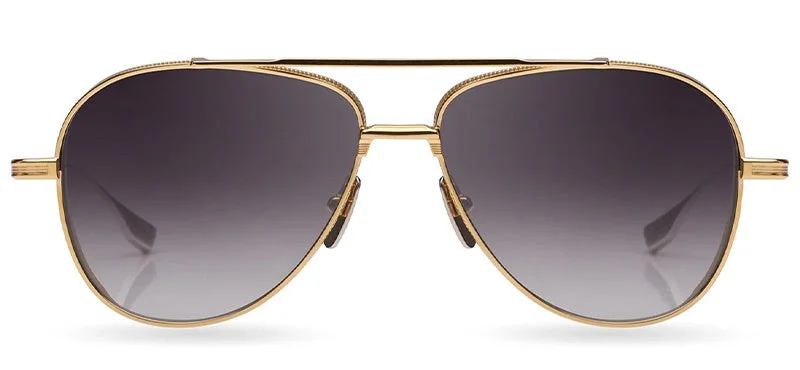 Lightweight aviator sunglasses-Dita Subsystem DTS 141 A 01 Gold Grad