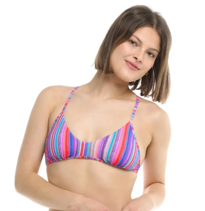 Vintage striped bikini-EIDON VINICUNCA MADISON BIKINI TOP