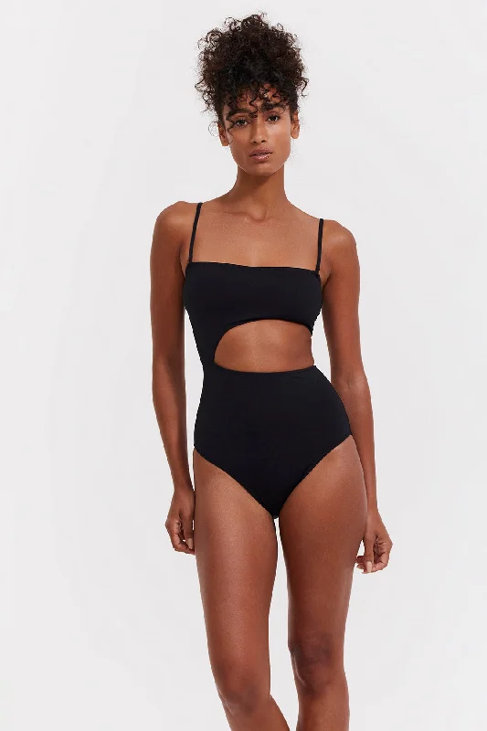 FLIRTT ONE PIECE CUT OUT BANDEAU