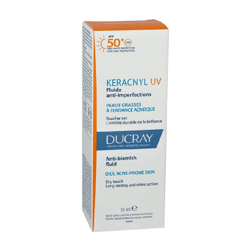 Fluide anti-imperfections SPF50+ 50ml Keracnyl Oily skin with a tendency to acne Ducray