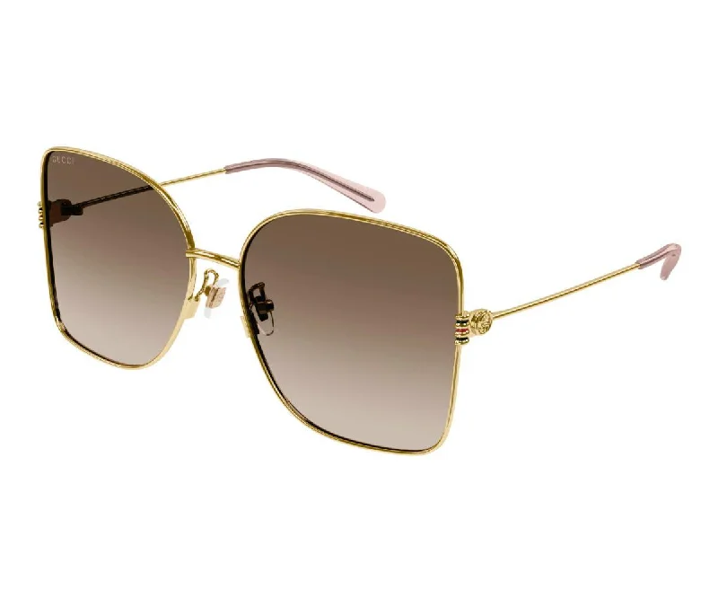 Matte yellow round sunglasses-1282SA 003 62