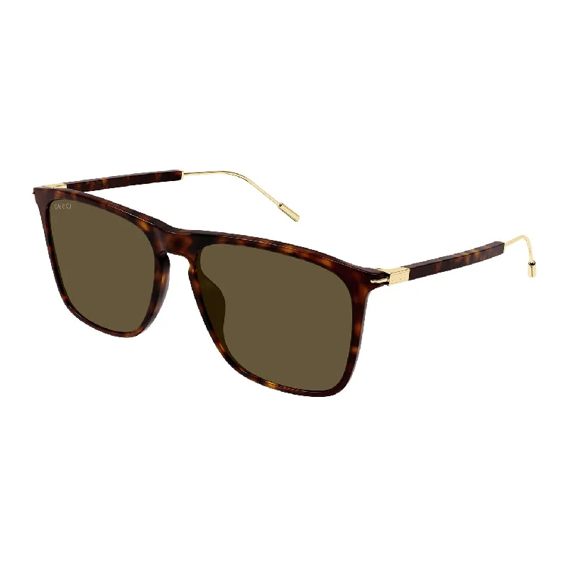 UV-block polarized aviators-Gucci GG 1269 002 Tortoise