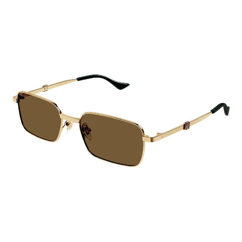 Vintage polarized wayfarers-Gucci GG 1495 002 Gold Brown