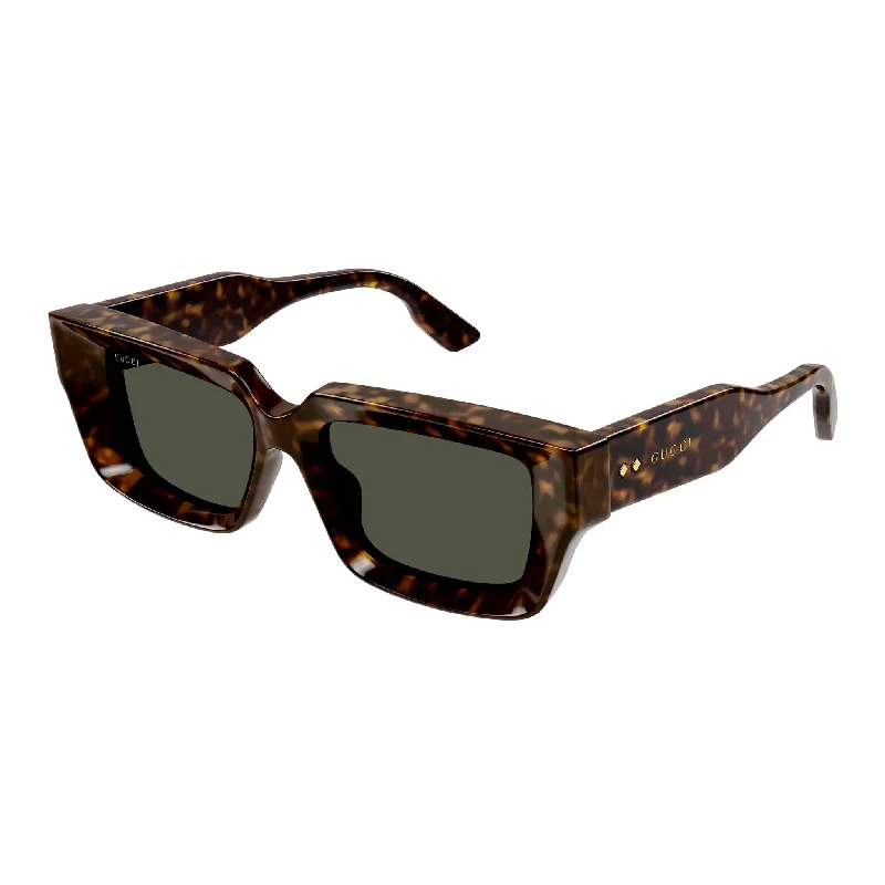 Tortoiseshell wraparound sunglasses-Gucci GG 1529 002 Havana