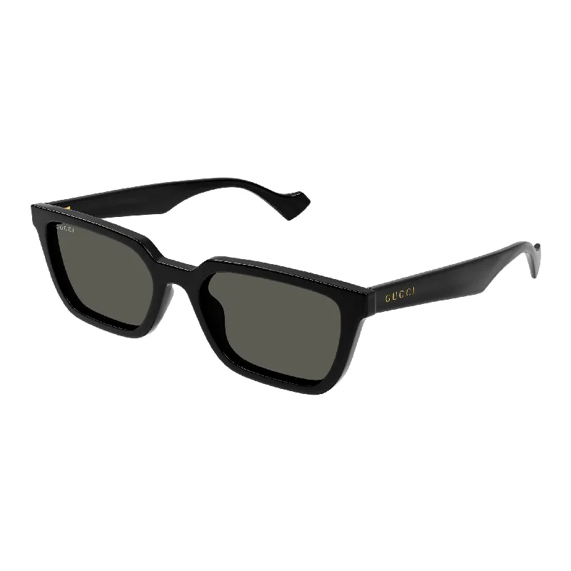 Oversized retro sunglasses-Gucci GG 1539 001 Black