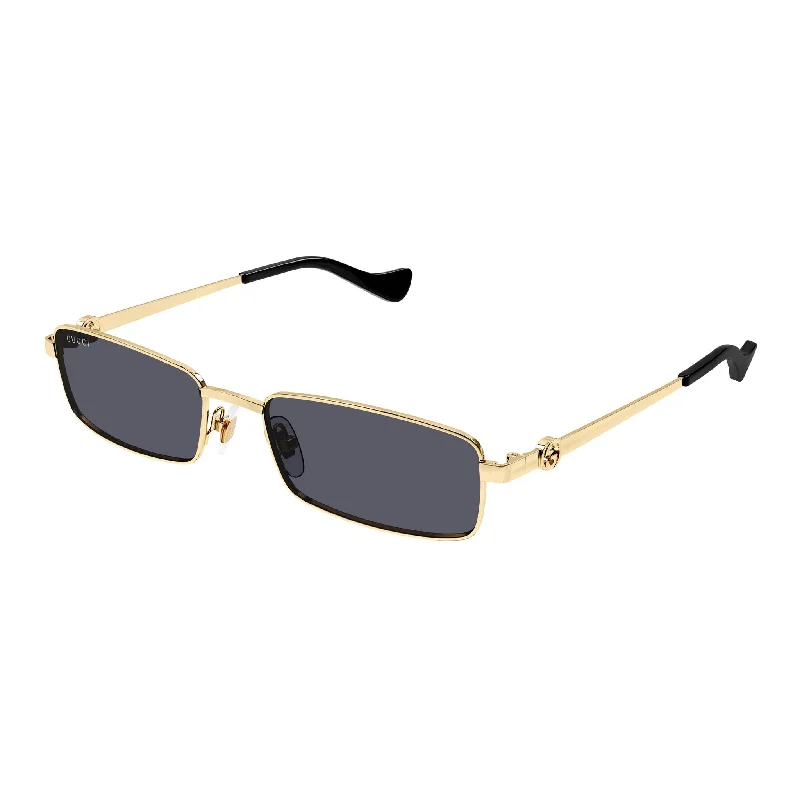 Gradient sport sunglasses-Gucci GG 1600 001 Gold Grey