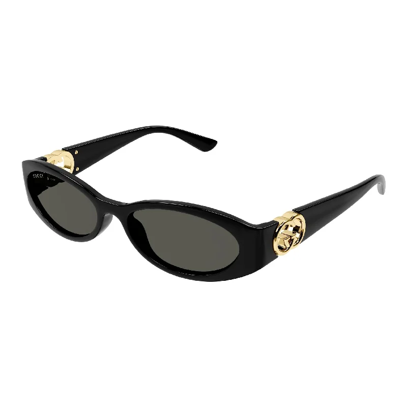 Reflective wayfarer sunglasses-Gucci GG 1660 001 Black