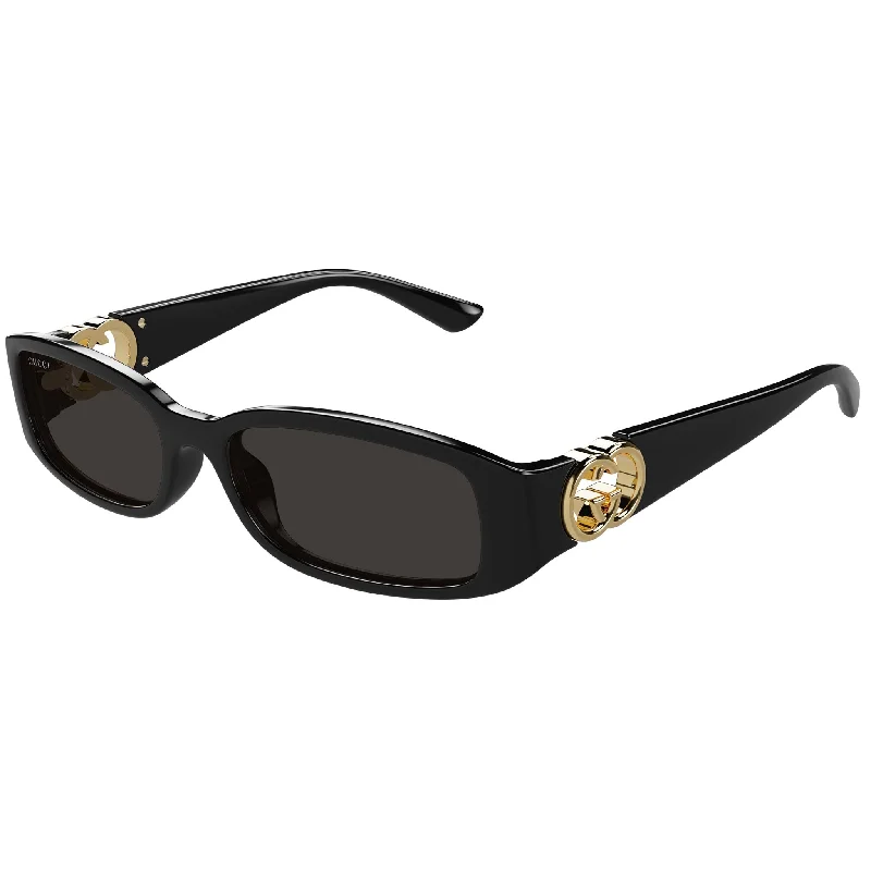 Classic tortoiseshell sunglasses-Gucci GG 1661 001 Black