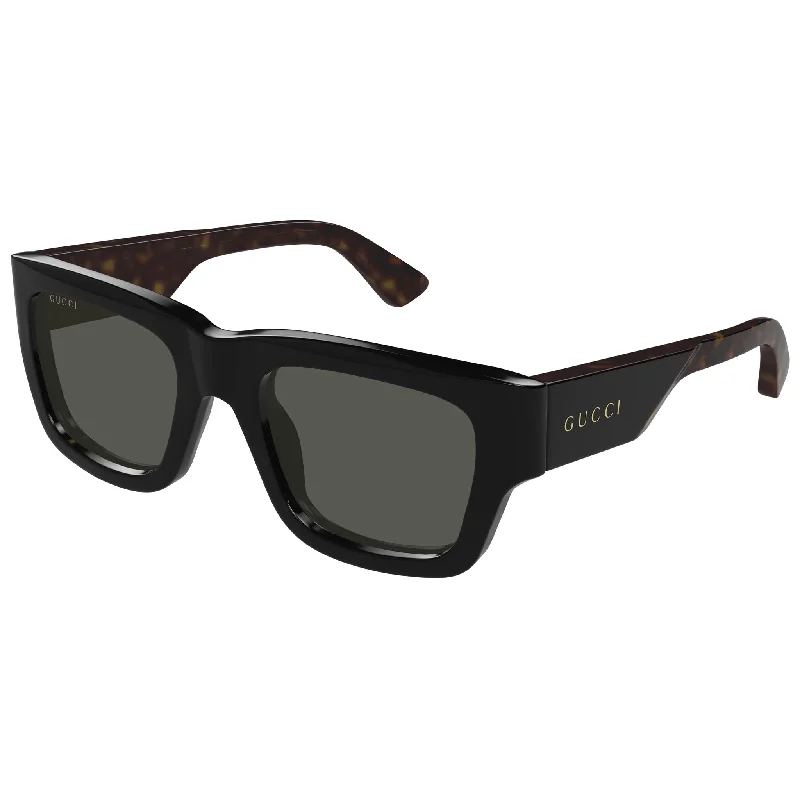 Reflective lens wayfarers-Gucci GG 1668 001 Black