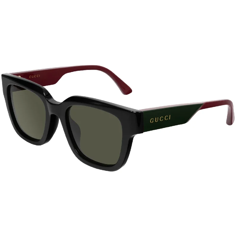 Oversized mirrored aviators-Gucci GG 1670k 005 Black Red