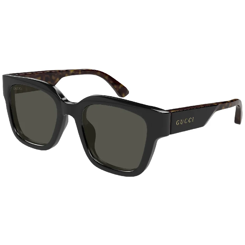 Anti-glare wraparound sunglasses-Gucci GG 1670K 001 Black