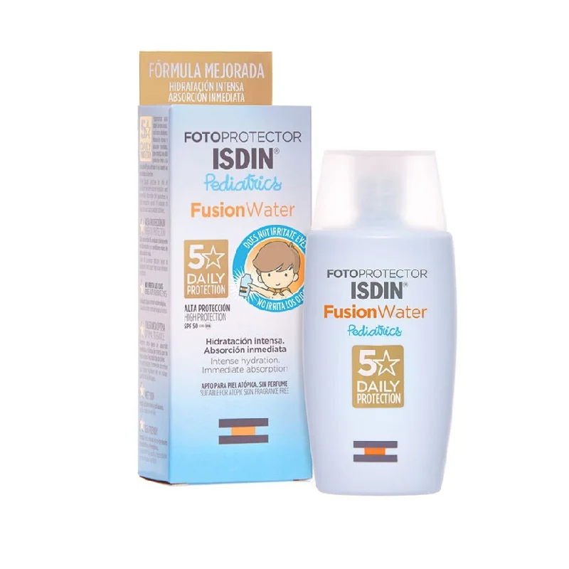 Isdin FusionWater Fotoprotector Pediatrics Fusion Water Spf50+ Fotoprotector Pediatrics 50ml (1,69fl oz)