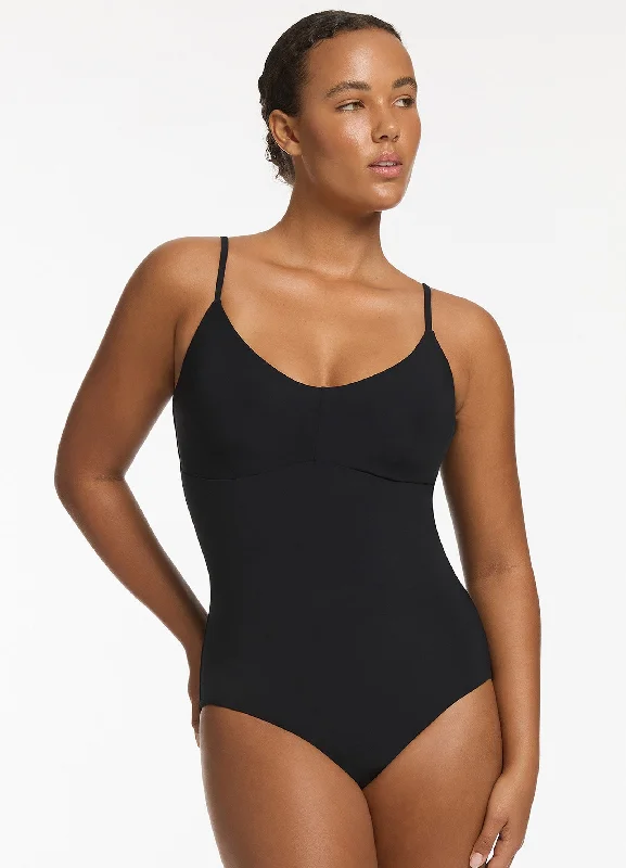 Jetset C_D Tank One Piece - Black