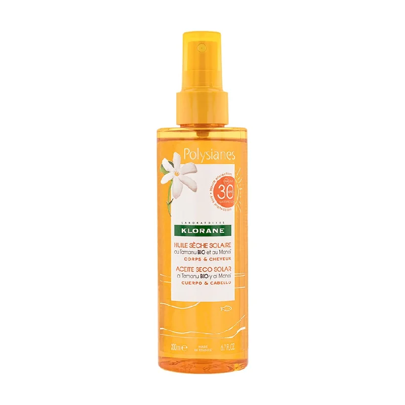 Klorane Polysianes SPF30 Sun Dry Oil 200ml (6,76fl oz)