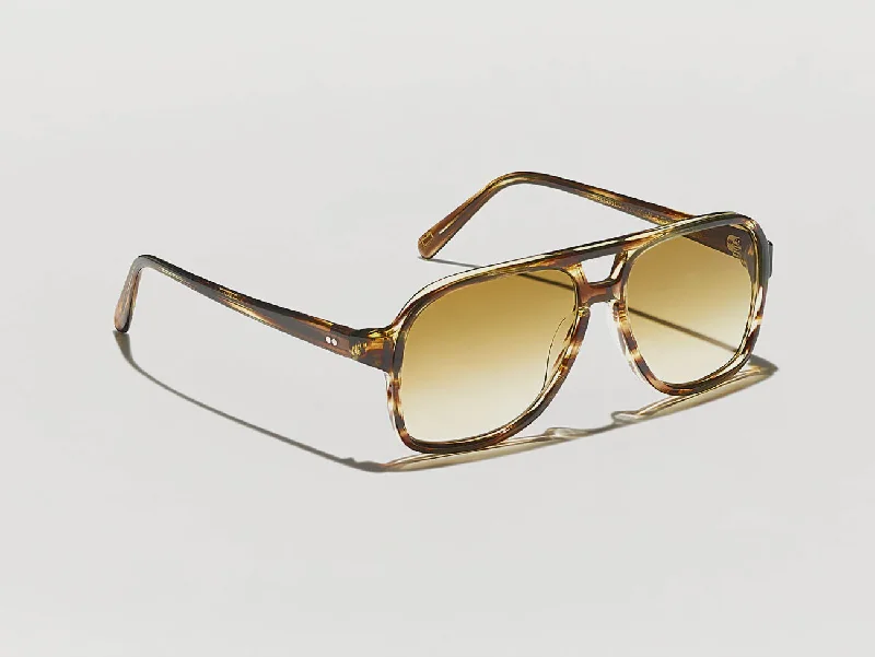 Vintage square sunglasses-Moscot Sheister Bamboo Grad