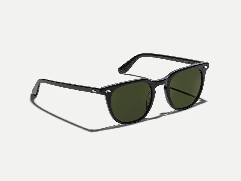 Lightweight square sunglasses-Moscot Tatah Black G15 50