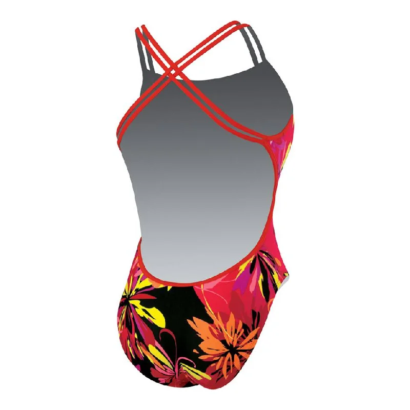 NIKE SWIM Retro Floral Spider Back Tank