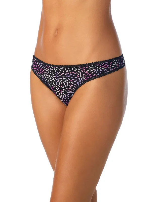 Retro polka-dot bikini-Mesh Hip Bikini 3 Pack