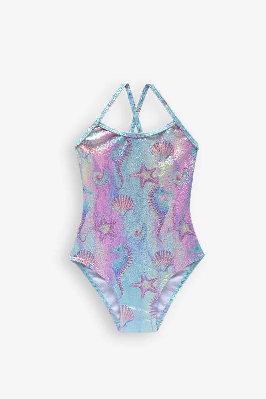 Pastel Color One Piece Swimsuit