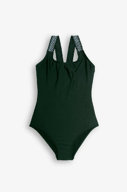 Black One Piece Swimsuit