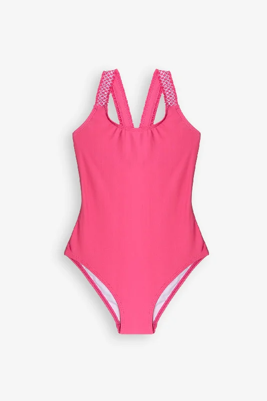 Fuchsia One Piece Swimsuit