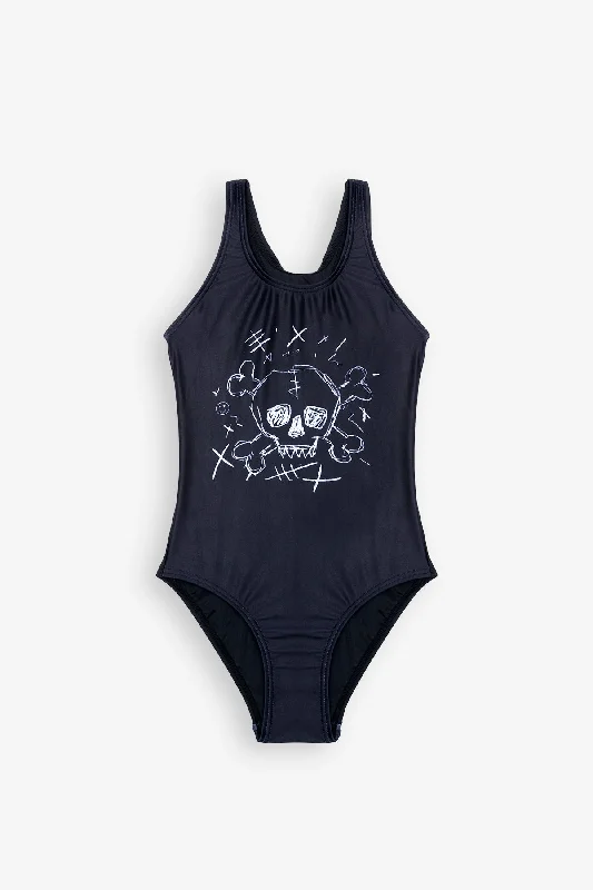 Black One Piece Swimsuit