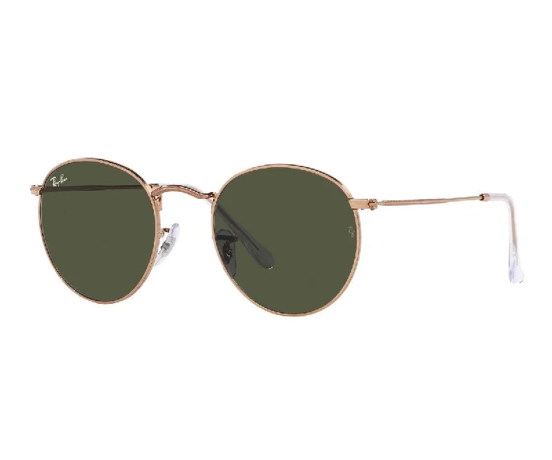 Tortoise frame wayfarers-ROUND METAL 3447 9202/31 50