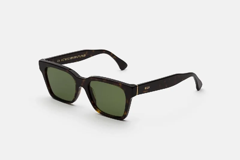 Matte brown aviator sunglasses-RSF 88U America Havana Green