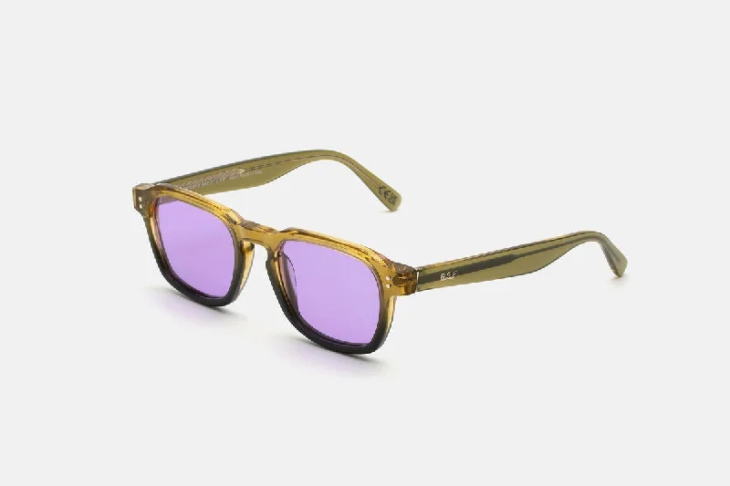 Lightweight aviator sunglasses-RSF S9Z Luce Phased Green Grey Purple