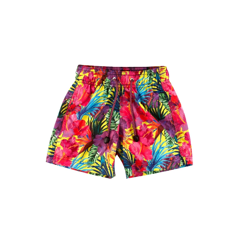 BOY'S SWIM SHORTS TROPICAL